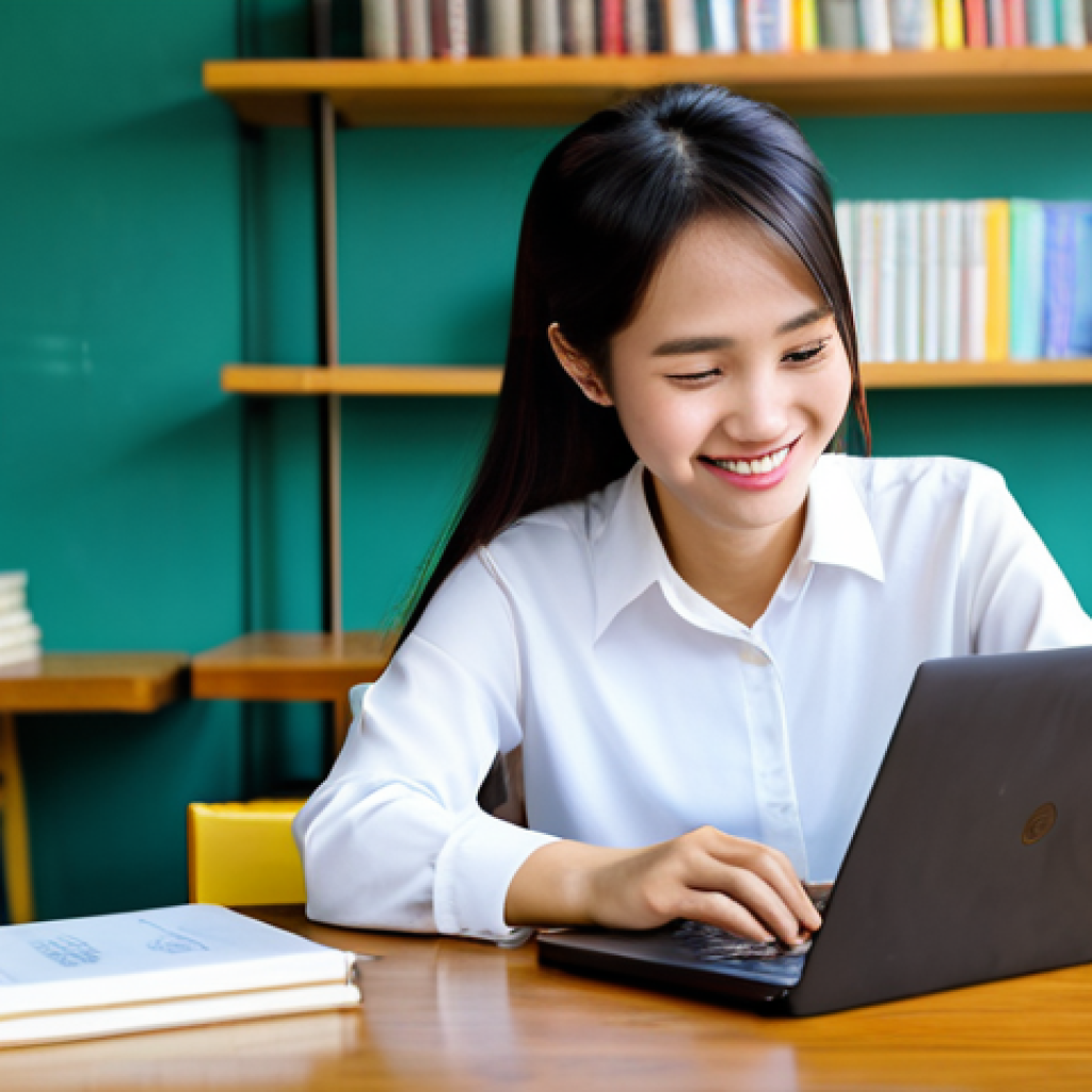 문화재수리기술자 이직 후 성공 사례 - Learning New Skills**
"A young Vietnamese woman, fully clothed in a professional blouse and skirt, ...