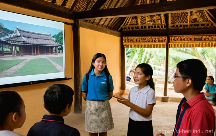 문화재수리기술자 이직 성공 사례 - **Prompt 2: Digitizing a Vietnamese Heritage Site with Advanced Technology**
    A vibrant and dynam...
